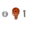 GPM Racing Aluminum 20T Servo Horn Orange w/ Built-In Spring : Losi 1/18 Mini-T