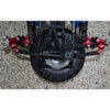GPM Racing Aluminum Front Knuckle Arm Set Orange : Losi 1/8 LMT Solid Axle
