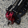 GPM Racing Aluminum Front Knuckle Arms Red : Losi 1/10 Lasernut U4
