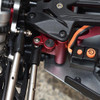 GPM Racing Aluminum Steering Assembly Grey : Losi 1/10 Lasernut U4