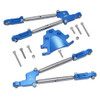 GPM Aluminum Rear Tie Rods w/ Stabilizer Set Blue : 1/5 Kraton & Outcast 8S BLX