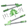 GPM Aluminum Rear Tie Rods w/ Stabilizer Set Green : 1/5 Kraton & Outcast 8S BLX