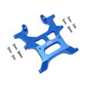 GPM Racing Aluminum Rear Chassis Support Frame Blue : Axial 1:10 SCX10 III