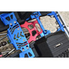 GPM Racing Aluminum Rear Chassis Support Frame Black : Axial 1:10 SCX10 III