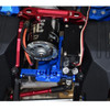GPM Racing Aluminum Servo Mount Blue : Axial 1:10 SCX10 III / Jeep Gladiator