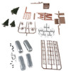 Walthers 949-2902 Camp Site 2 Trailers / 2 Camping Trailers Signs & Accessories HO Scale