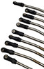 NHX Stainless Steel Curved Links Set 10pcs/set : SCX10 II