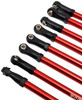 NHX Suspension Links Set Red 313 Wheelbase 8pcs/set Plastic Rod End : SCX10II