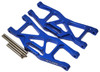 NHX Aluminum Front/Rear Lower Suspension Arms - Blue: TRAXXAS 1/10 MAXX