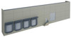 Walthers 933-4071 Modern Concrete Warehouse Background Building Kit HO Scale