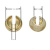 GPM Racing RC Car Brass Spacer : 13mm Diameter Shock Absorber - Open Ring