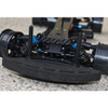 GPM Carbon Fiber Rear Shock Tower Blue : Tamiya 1/10 4WD TA08 PRO