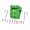 GPM Racing Aluminum Rear Gear Box Green : Losi 1/10 Lasernut U4