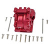 GPM Racing Aluminum Rear Gear Box Red : Losi 1/10 Lasernut U4