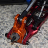 GPM Racing Aluminum Rear Knuckle Arm Orange : Losi Lasernut U4