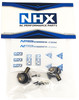 NHX Black Brass Front Steering Knuckles Black 2pcs : Axial SCX24