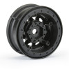 Pro-Line 2797-03 1/10 Keystone Front/Rear 1.55" 12mm Rock Crawler Wheels (2) Black