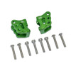 GPM Aluminum Rear Axle Mount Set For Suspension Links Green : Axial 1/10 RBX10