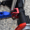 GPM Aluminum Rear Axle Mount Set For Suspension Links Red : Axial 1/10 RBX10