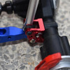 GPM Aluminum Rear Axle Mount Set For Suspension Links Silver : Axial 1/10 RBX10