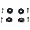 GPM Racing Aluminum Hex Adapters 6mm Thick Black : Axial 1/10 RBX10