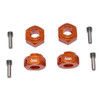 GPM Racing Aluminum Hex Adapters 6mm Thick Orange : Axial 1/10 RBX10