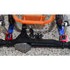 GPM Alum Front/Rear Axle Mount Set for Suspension Links Blue : Axial 1/10 RBX10