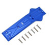 GPM Racing Aluminum Front Chassis Protection Plate Blue : Losi 1/10 Rock Rey