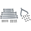 GPM Racing Alum Suspension Links + Front Upper Link Mount Grey : SCX24 Deadbolt