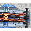 GPM Racing Alum Suspension Links + Front Upper Link Mount Grey : SCX24 Deadbolt