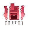 GPM Aluminum Front Or Rear Gear Box Cover Red : Tamiya 1/10 4WD TA08 PRO