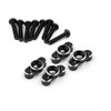 Yeah Racing KYMX-013BK Aluminum Lower Shock Mount Set Black : Mini-Z 4x4 MX-01