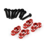 Yeah Racing KYMX-013RD Aluminum Lower Shock Mount Set Red : Mini-Z 4x4 MX-01