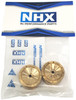 NHX 30g Brass Wheels (2Pcs) : Axial SCX24