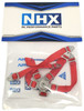 NHX RC R5-Point Safety Harness Racing Seat Belt Camlock Assembled :1/10 Cars Red