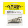 Yeah Racing YA-0694 Scale Steel Bolt Wheel Screws M2.5 X 10mm (30) w/ Tool Silver