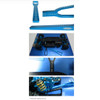 Yeah Racing YT-0068BU Ultra Fine 2 in 1 Ride Height & Droop Gauge Blue : 1/10 Touring Cars