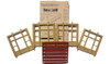 Design Preservation Models 30142 Street Level Victorian Window Kit HO Scale