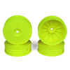 DE Racing Slim Speedline Front Buggy Yellow Wheels (4) : TLR 22 3.0 - 4.0