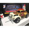 Pioneer P136 Santa Legends Racer '37 Dodge Coupe Gold/White Slot Car 1/32 Scalextric DPR