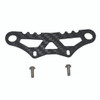 GPM Carbon Fiber Front Bumper Fixing Plate Black : Tamiya 1/10 4WD TA08 PRO
