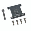 GPM Racing Aluminium Spare Tire Mount Grey : Losi 1/10 Lasernut U4