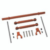 GPM Stainless Steel Rear Sway Bar & Alum Sway Bar Arm & Linkage Orange : RBX10