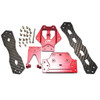 GPM Aluminum Alloy + Carbon Fiber Sub Chassis Red : Losi 1/10 Lasernut U4