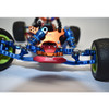 GPM Alum Front Bumper w/ D-Rings + Alum Front Skid Plate Blue : Losi Mini-T 2.0