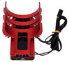 NHX 1/5 Twin Cyclone Alum HV Cooling Fans w/Cover Motor Heatsink Red