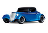 Traxxas 93044-4 4-Tec 3.0 1/10 Factory Five 1933 Hot Rod Coupe RTR Blue w/ Radio