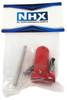 NHX 1/10 Brass Hydraulic Functional Bottle Jack Red for RC Crawler/Trucks
