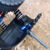 GPM Racing Aluminum Adjustable Mount Use for Rear Damper Black : Tamiya CC01