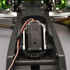 GPM Racing Aluminum Servo Mount Black : 1/10 Tamiya DT-03